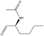 (-)-N-[(S)-1-Formylpentyl]acetamide Struktur