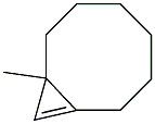 1-Methylbicyclo[6.1.0]non-8-ene Struktur