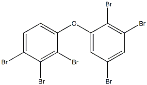 2,2',3,3',4',5-Hexabromo[1,1'-oxybisbenzene] Struktur