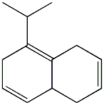 1,4,4a,7-Tetrahydro-8-isopropylnaphthalene Struktur