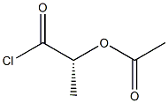 [R,(-)]-2-(Acetyloxy)propionic acid chloride Struktur