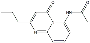 6-Acetylamino-2-propyl-4H-pyrido[1,2-a]pyrimidin-4-one Struktur