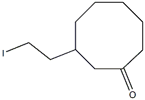 3-(2-Iodoethyl)cyclooctan-1-one Struktur