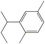 2-sec-Butyl-p-xylene Struktur