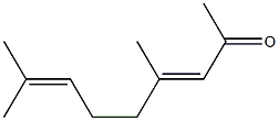 2,6-Dimethyl-2,6-nonadien-8-one Struktur