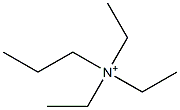 Triethylpropylaminium Struktur