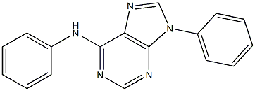 6-Phenylamino-9-phenyl-9H-purine Struktur