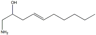 1-Amino-4-decen-2-ol Struktur