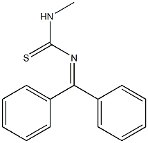 N-Methyl-N'-diphenylmethylenethiourea Struktur