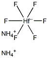 Ammonium hexafluorohafnate(IV) Struktur