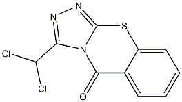 3-Dichloromethyl-5H-1,2,4-triazolo[3,4-b][1,3]benzothiazin-5-one Struktur