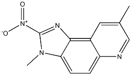 3,8-Dimethyl-2-nitro-3H-imidazo[4,5-f]quinoline Struktur