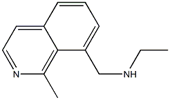 1-Methyl-8-[(ethylamino)methyl]isoquinoline Struktur