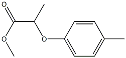 2-(4-Methylphenoxy)propanoic acid methyl ester Struktur