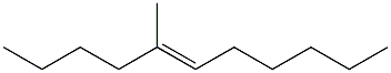 (E)-5-Methyl-5-undecene Struktur