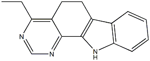 4-Ethyl-6,11-dihydro-5H-pyrimido[4,5-a]carbazole Struktur