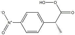 [R,(-)]-2-(p-Nitrophenyl)peroxypropionic acid Struktur