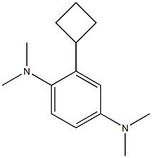 N,N,N',N'-Tetramethyl-2-cyclobutyl-1,4-benzenediamine Struktur