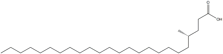 [S,(-)]-4-Methyltetracosanoic acid Struktur