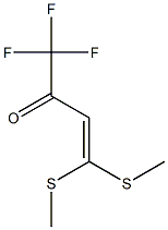 1,1,1-Trifluoro-4,4-bis(methylthio)-3-buten-2-one Struktur