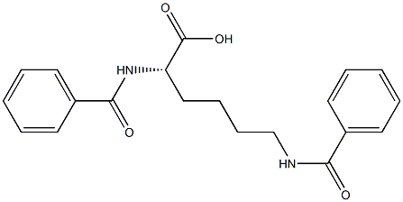 N2,N6-Dibenzoyllysine Struktur