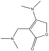 4-(Dimethylamino)-3-(dimethylaminomethyl)-2(5H)-furanone Struktur