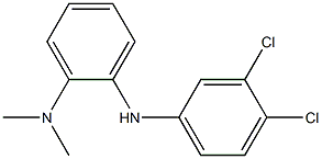 N-(3,4-Dichlorophenyl)-N',N'-dimethyl-o-phenylenediamine Struktur