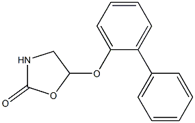 5-(1,1'-Biphenyl-2-yloxy)oxazolidin-2-one Struktur