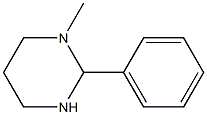 1-Methyl-2-phenylhexahydropyrimidine Struktur