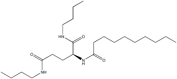 N2-Decanoyl-N1,N5-dibutylglutaminamide Struktur