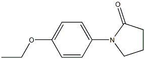 1-(4-Ethoxyphenyl)-2-pyrrolidone Struktur