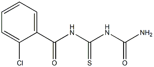 1-(2-Chlorobenzoyl)thiobiuret Struktur