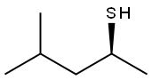 [S,(+)]-4-Methyl-2-pentanethiol Struktur