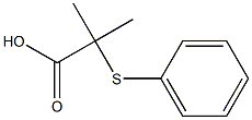 2-Methyl-2-(phenylthio)propionic acid Struktur