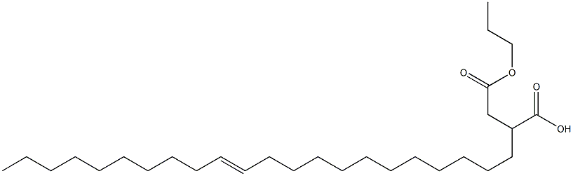 2-(12-Docosenyl)succinic acid 1-hydrogen 4-propyl ester Struktur