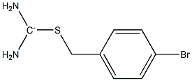 Diamino[(4-bromophenylmethyl)thio]methylium Struktur