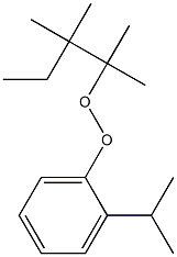 2-Isopropylphenyl 1,1,2,2-tetramethylbutyl peroxide Struktur