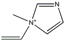 1-Ethenyl-1-methyl-1H-imidazol-1-ium Struktur