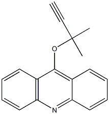 9-[(1,1-Dimethyl-2-propynyl)oxy]acridine Struktur