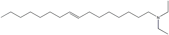 N,N-Diethyl-8-hexadecen-1-amine Struktur