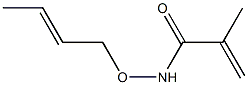 N-(2-Butenyloxy)methacrylamide Struktur