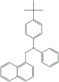 1-[[(4-tert-Butylphenyl)phenylamino]methyl]naphthalene Struktur