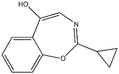 2-Cyclopropyl-1,3-benzoxazepin-5-ol Struktur