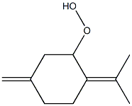 p-Mentha-1(7),4(8)-dien-3-yl hydroperoxide Struktur