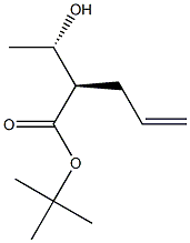 (2R,3S)-2-Allyl-3-hydroxybutyric acid tert-butyl ester Struktur