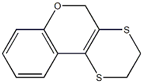 2,3-Dihydro10H-9-oxa-1,4-dithiaphenanthrene Struktur