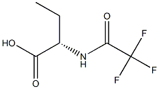 [S,(-)]-2-(2,2,2-Trifluoroacetylamino)butyric acid Struktur