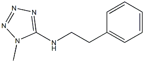 N-Phenethyl-1-methyl-1H-tetrazol-5-amine Struktur