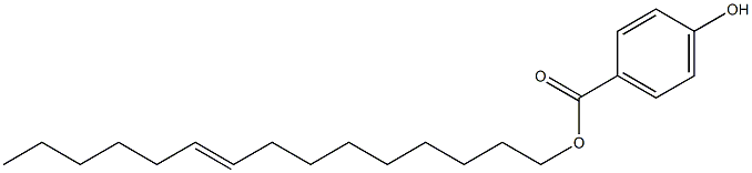 4-Hydroxybenzoic acid 9-pentadecenyl ester Struktur