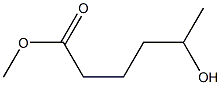 5-Hydroxyhexanoic acid methyl ester Struktur